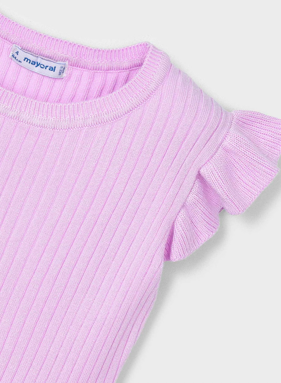 Knit Flutter Sleeve Top - Orchid FINAL SALE