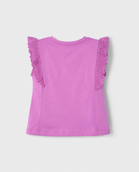 Ruffle Sleeve Top - Orchid FINAL SALE