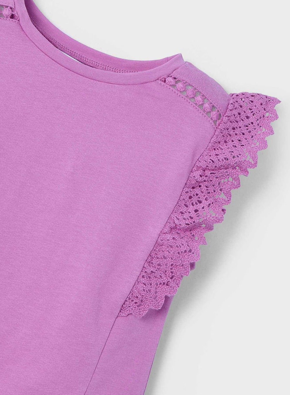 Ruffle Sleeve Top - Orchid FINAL SALE
