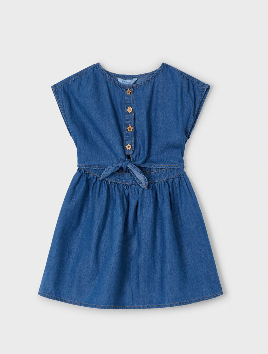 Denim Dress - Medium Wash FINAL SALE