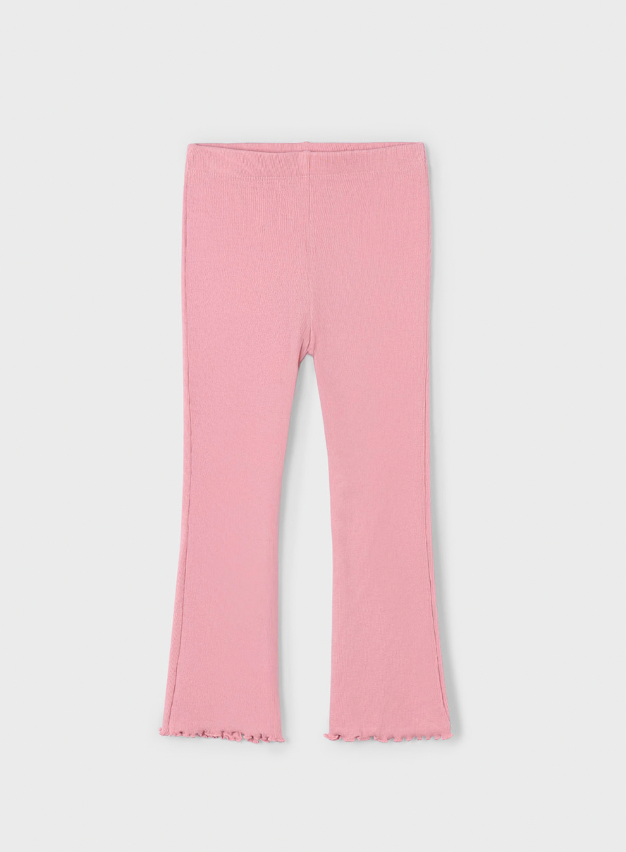 Ribbed Flares - Rose