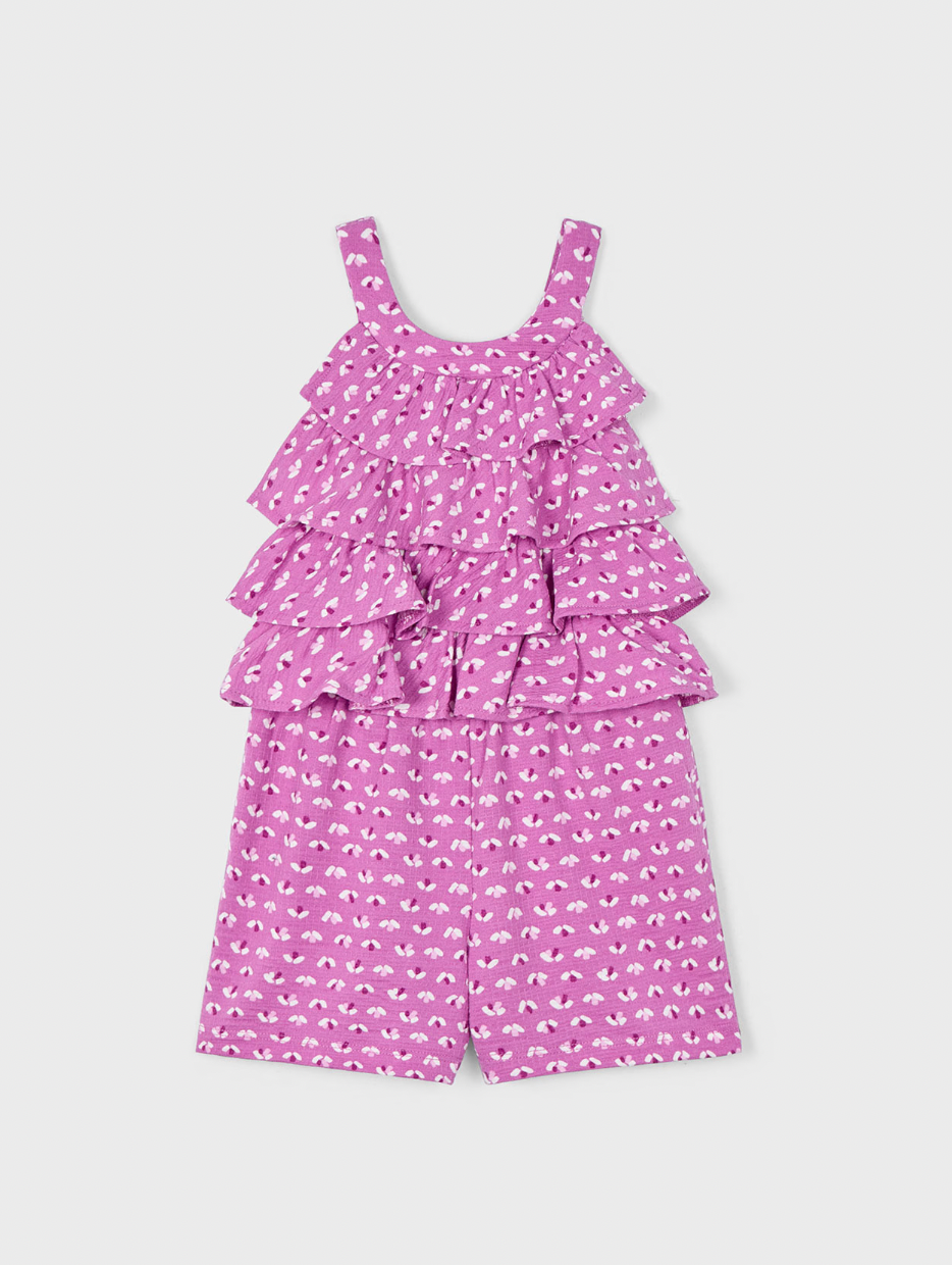 Ruffle Romper - Orchid FINAL SALE