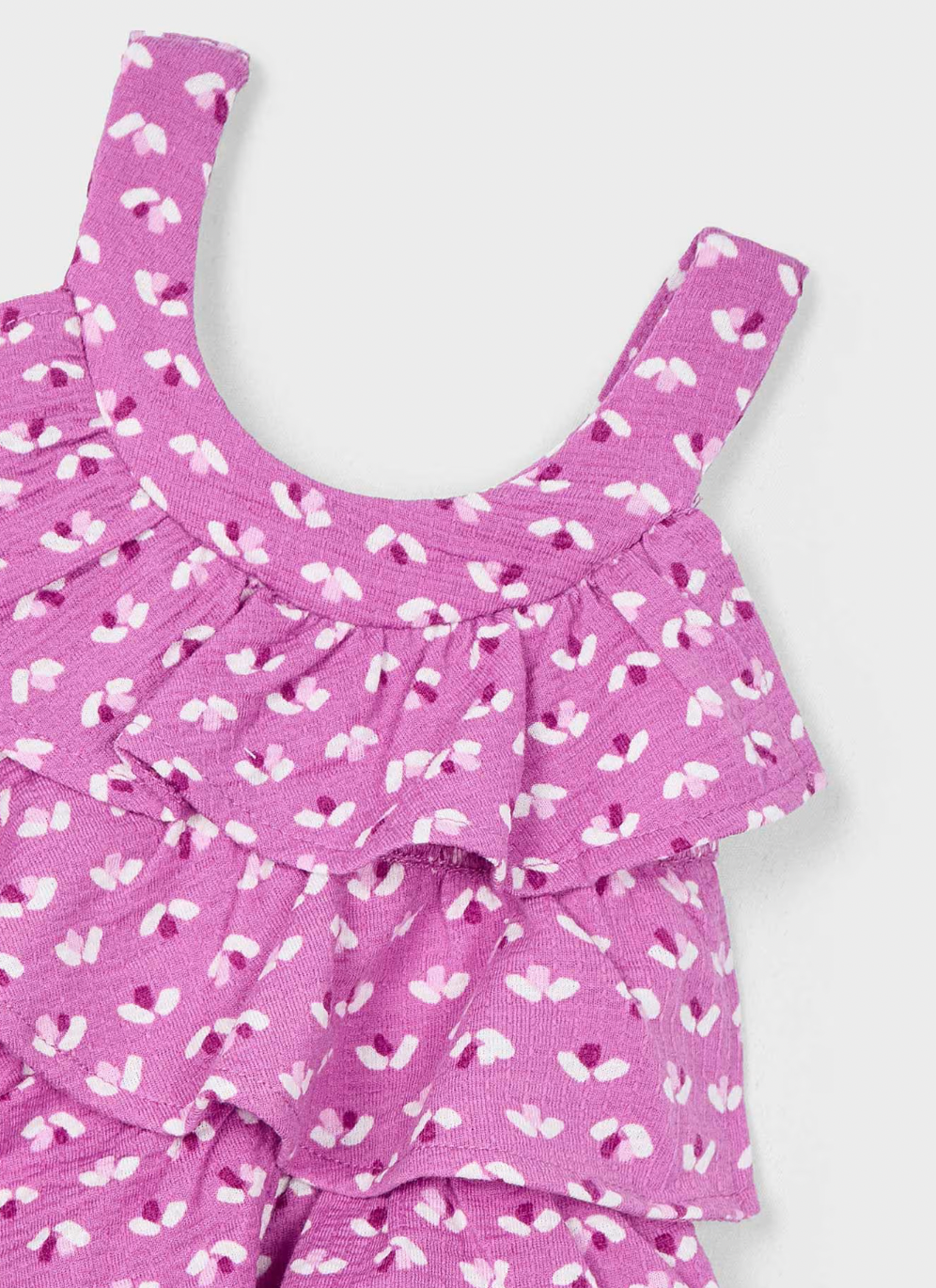 Ruffle Romper - Orchid FINAL SALE