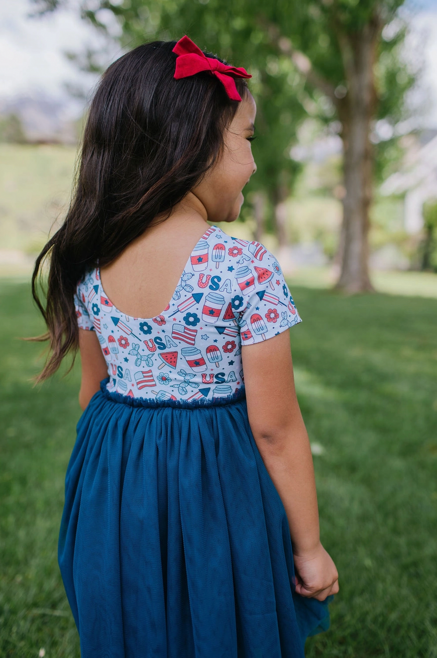 Tutu Dress - Blue Celebration