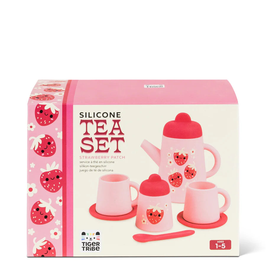 Silicone Tea Set - Strawberry