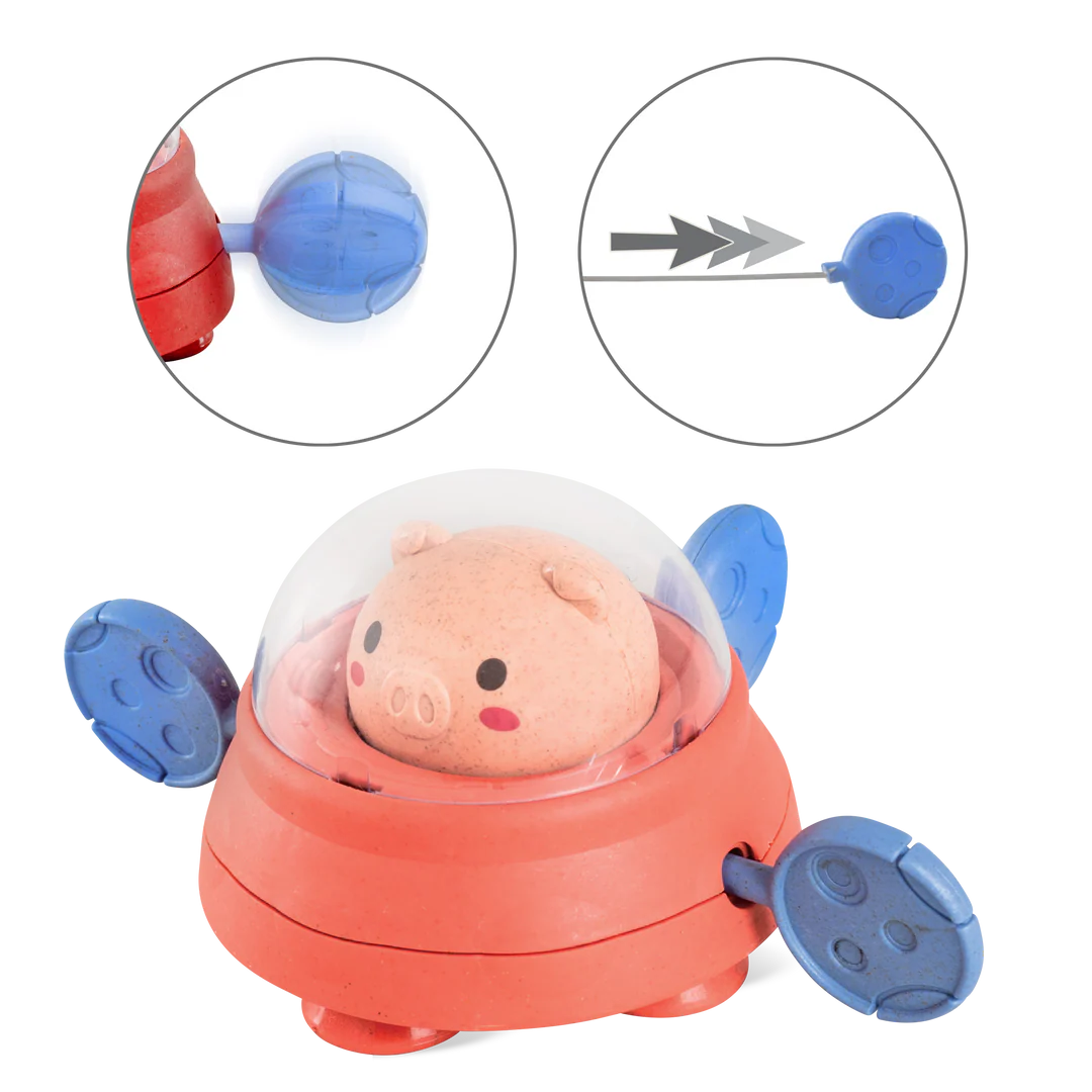 Bath Paddle Ship - Space Piggy