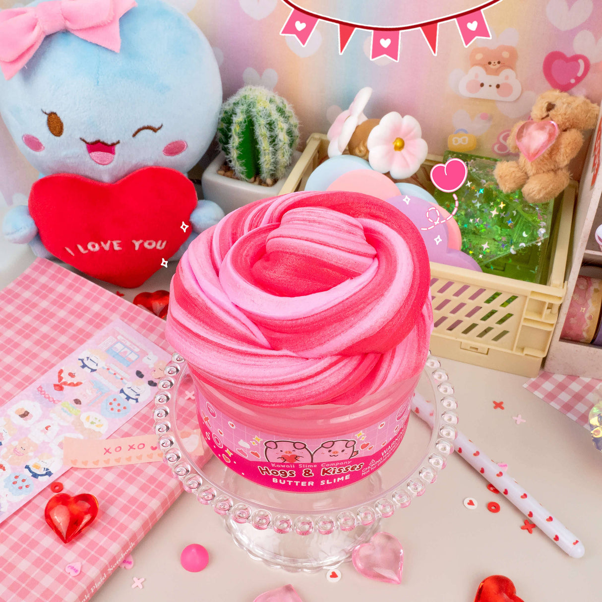 Kawaii Slime - Hogs & Kisses Butter Slime