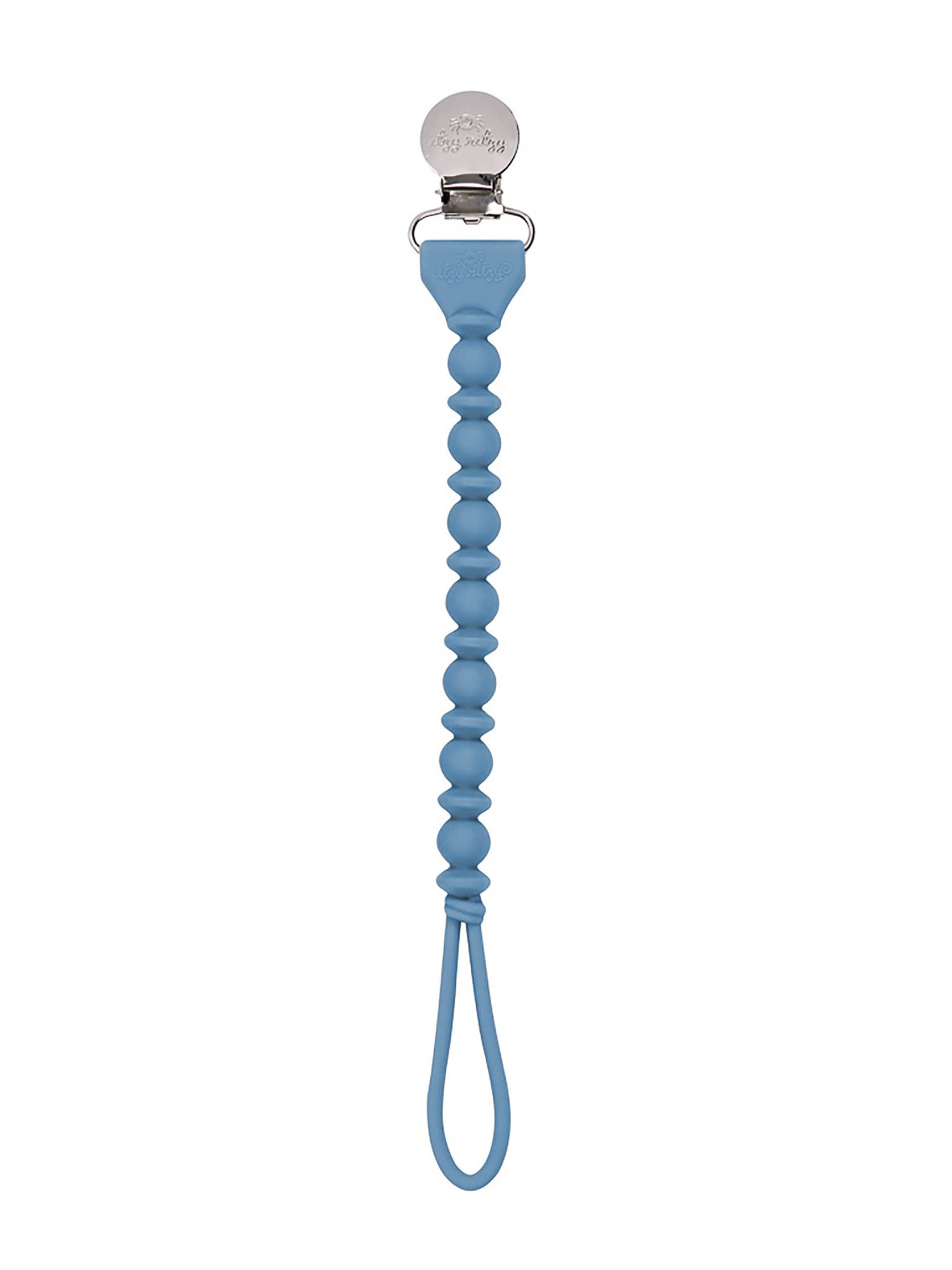 Sweetie Strap Pacifier Clip - Blue Beaded