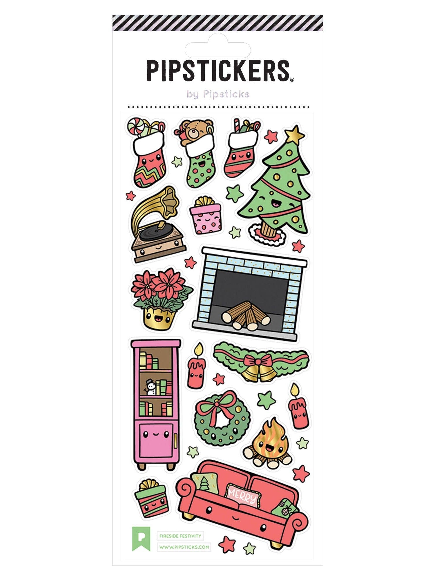 Pipstickers - Fireside Festivity