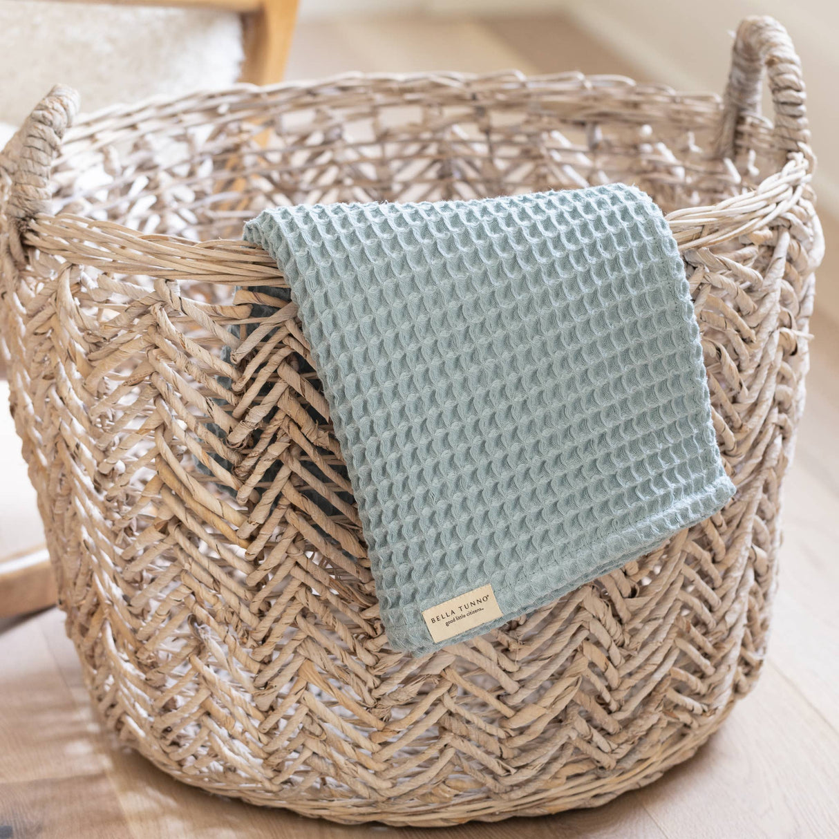 Waffle Baby Blanket - Fog