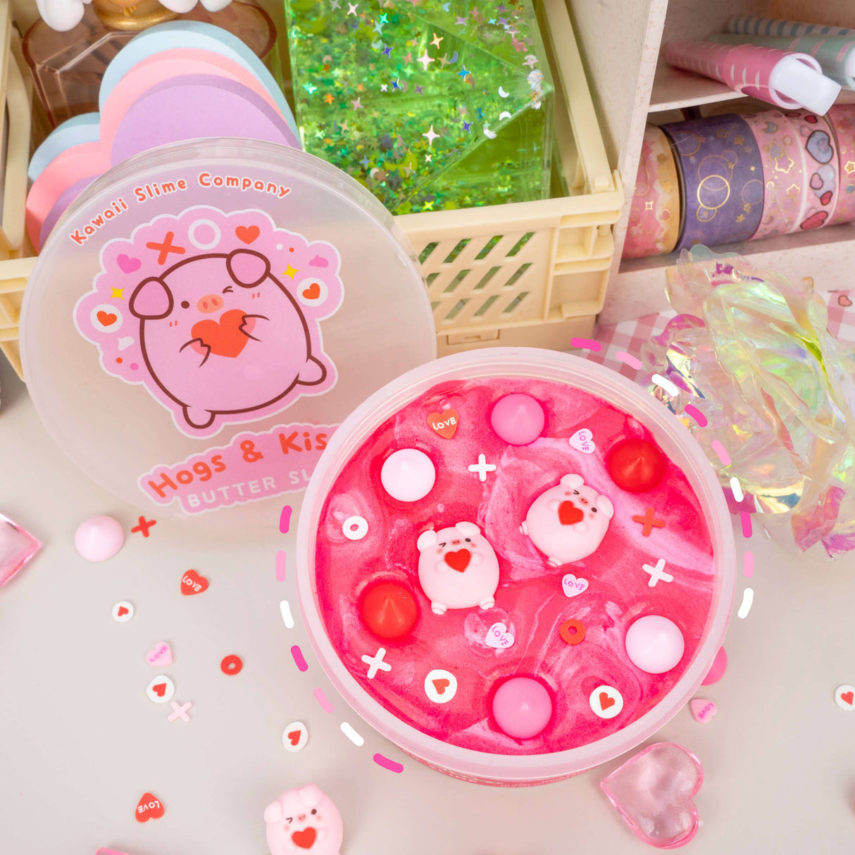 Kawaii Slime - Hogs & Kisses Butter Slime
