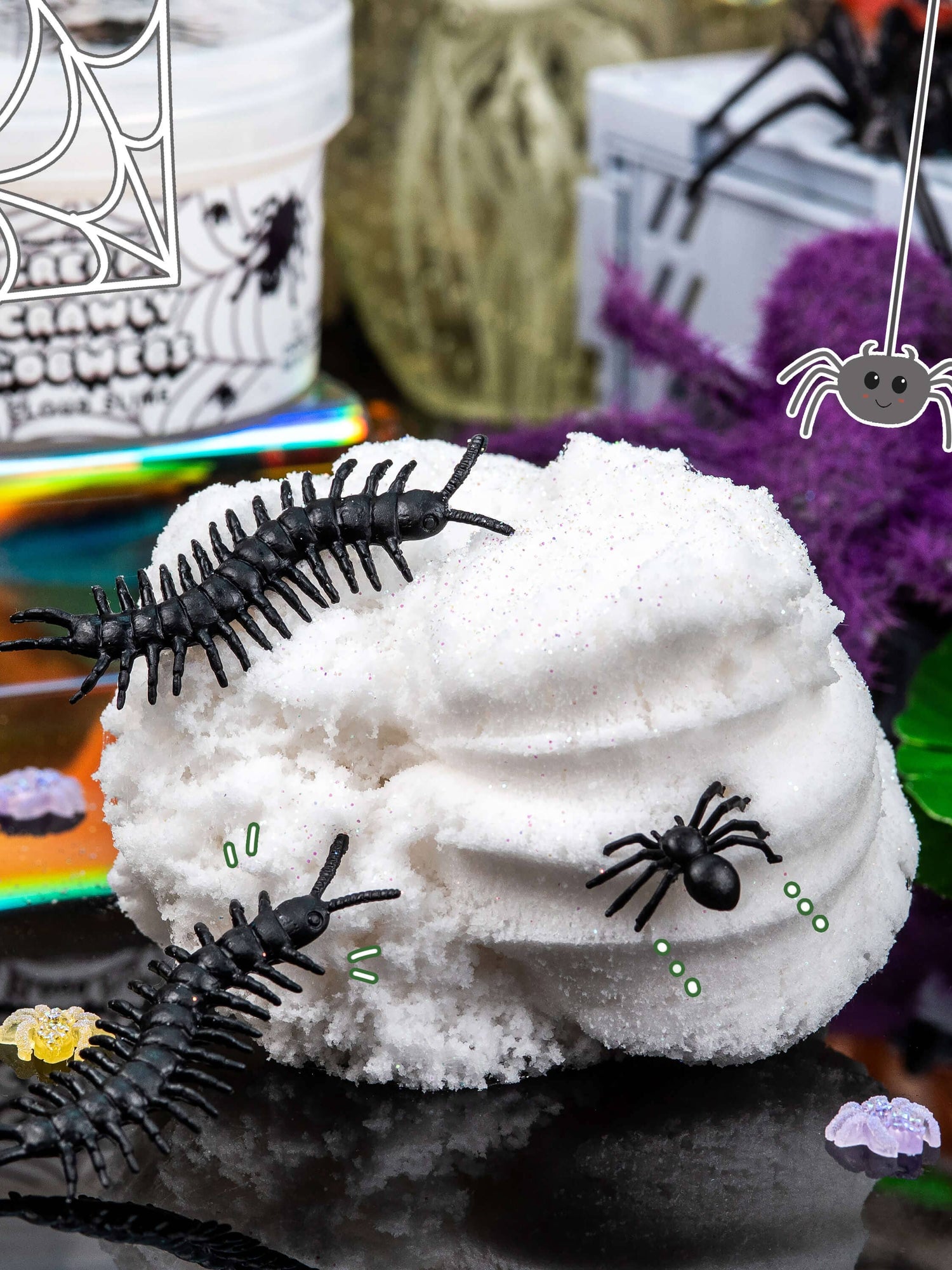 Kawaii Slime - Creepy Crawly Cobwebs Cloud Slime