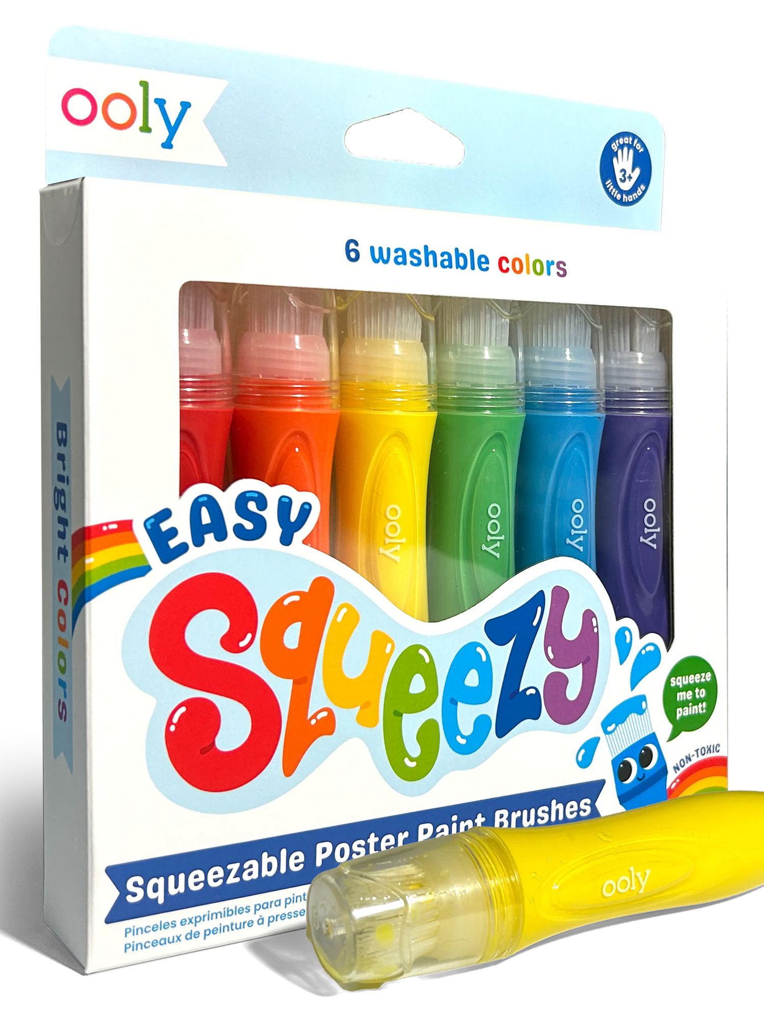 Easy Squeezy Squeezable Poster Paint Brushes