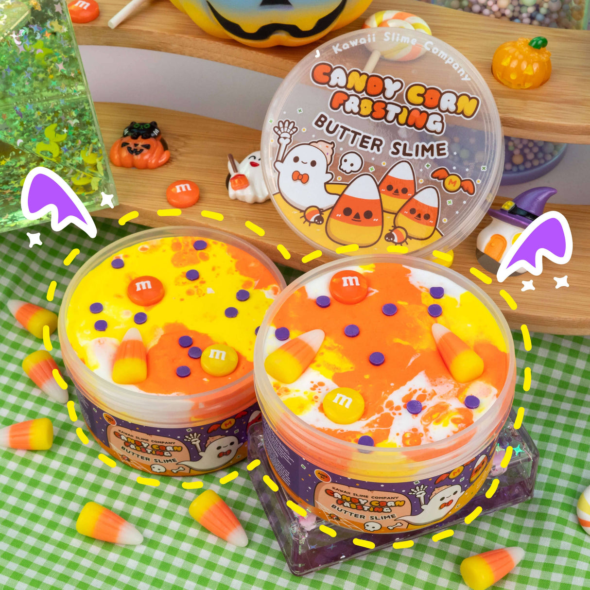 Kawaii Slime - Candy Corn Frosting Butter Slime