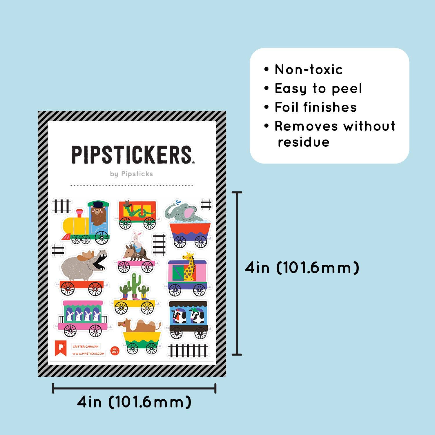 Pipstickers - Critter Caravan