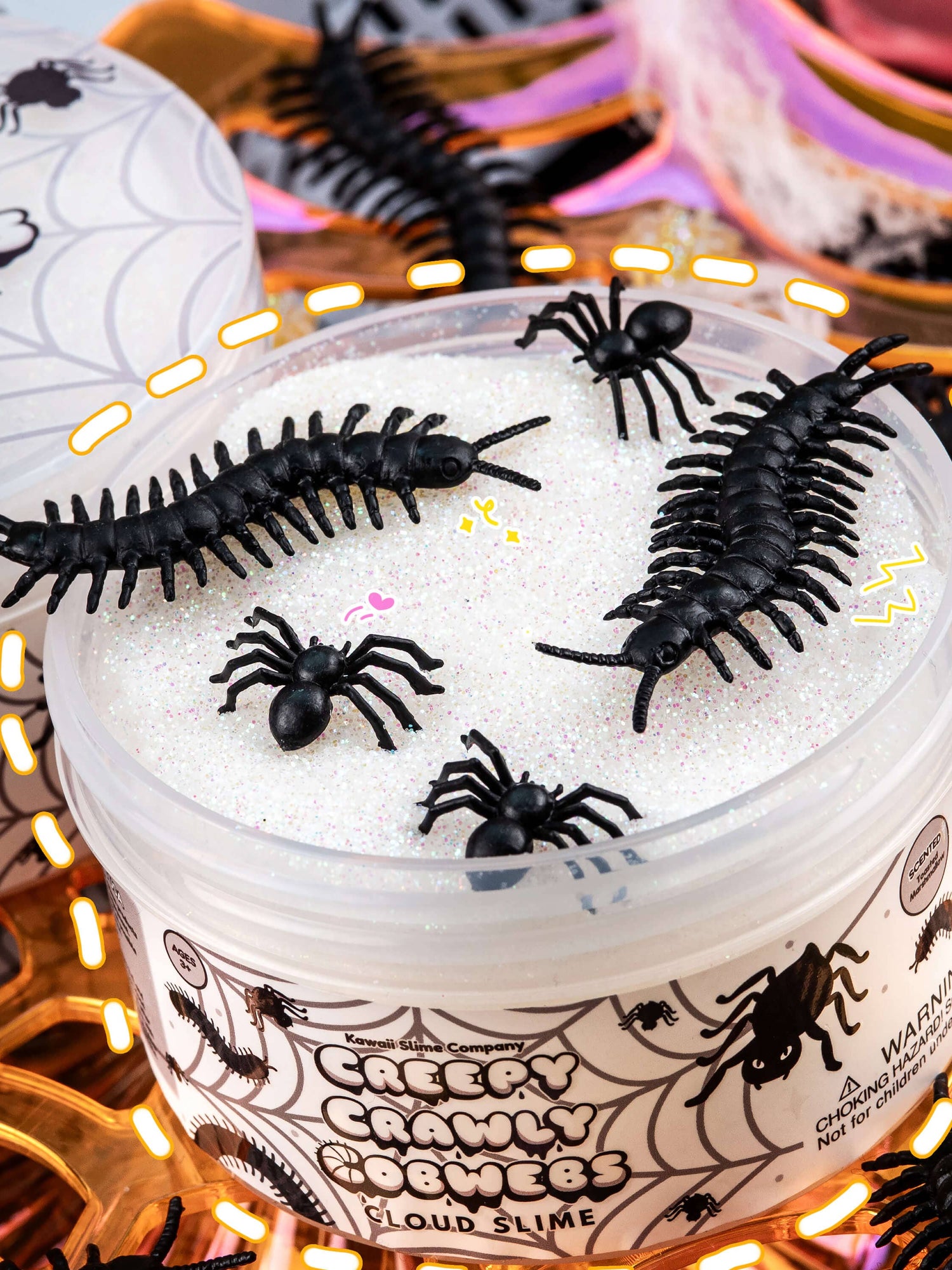 Kawaii Slime - Creepy Crawly Cobwebs Cloud Slime