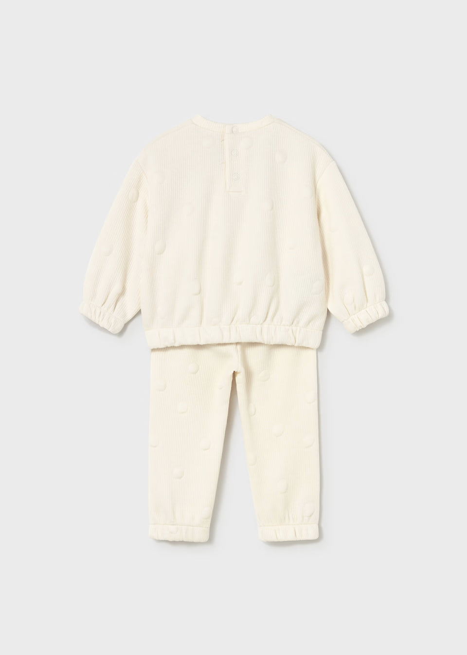 Textured Tracksuit Set - Macchiato