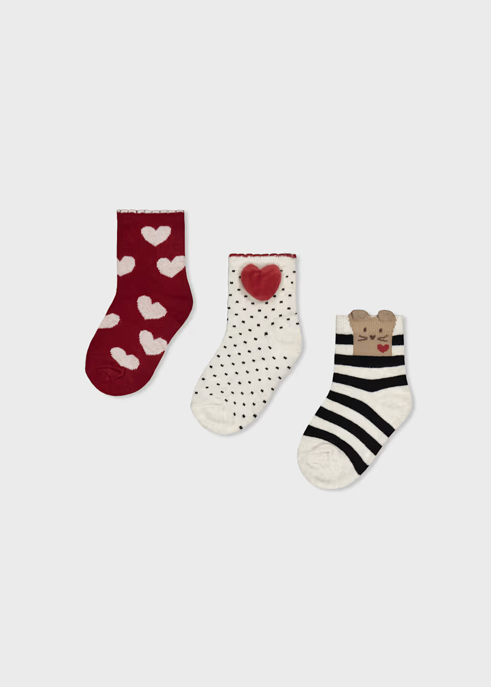 3 Pack of Socks - Hearts