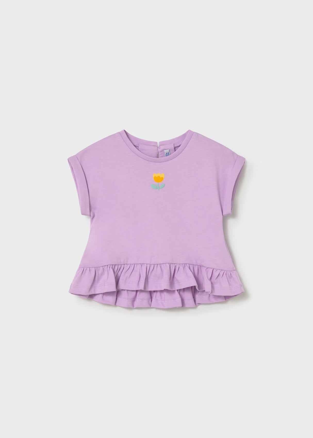 Ruffle Tee - Flower