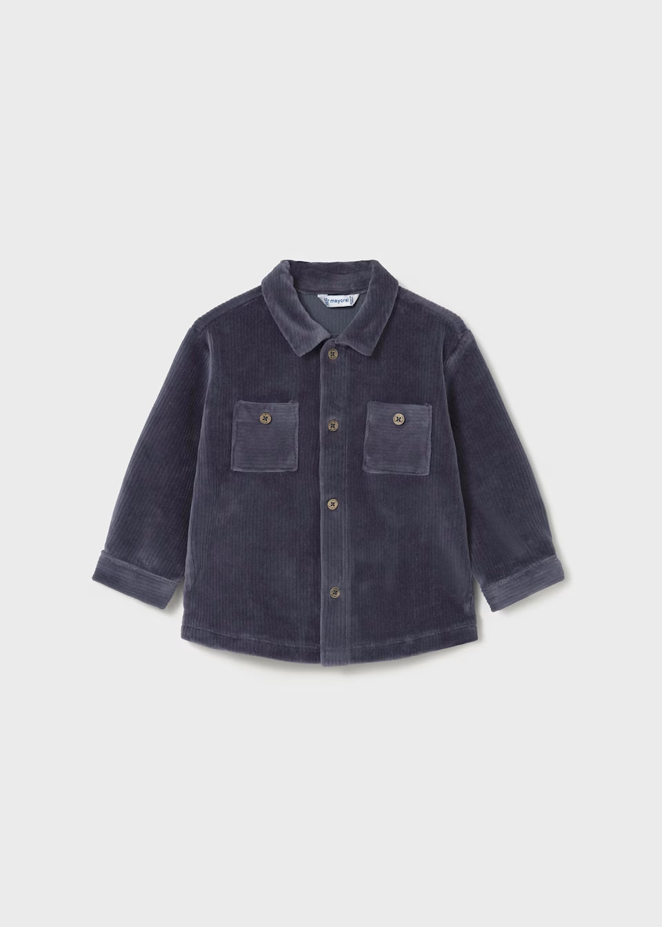 Soft Cord Overshirt - Blue Whale