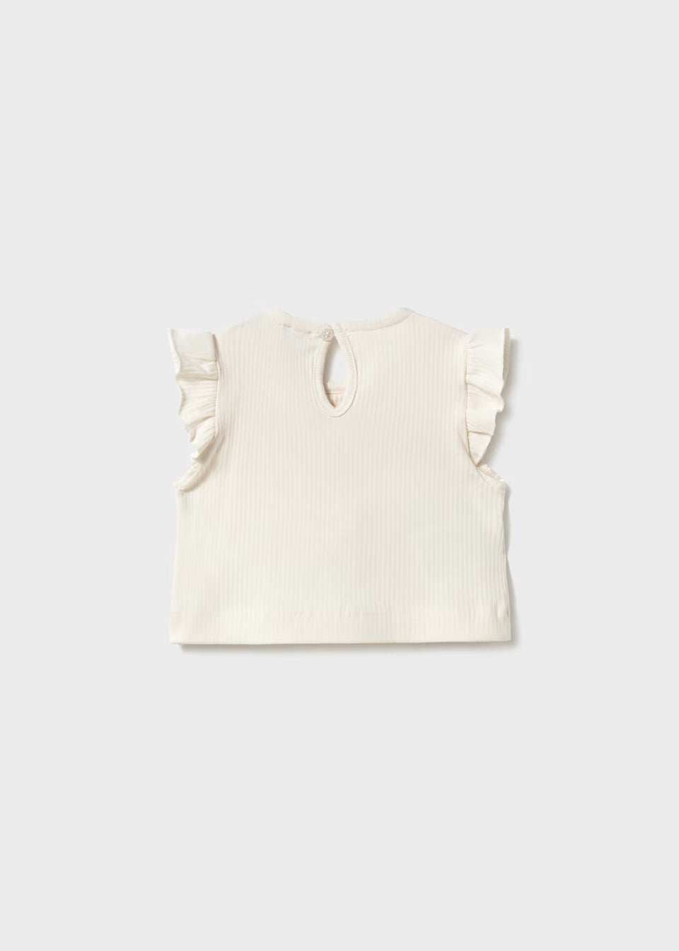 Bow Front Vest Top - Cream