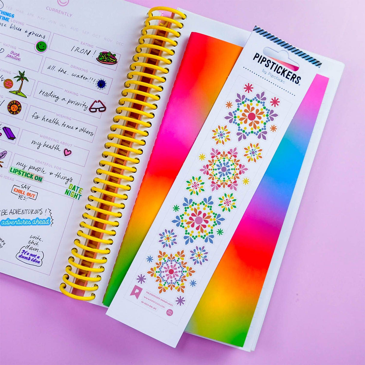 Pipstickers - Kaleidoscope Snowflakes