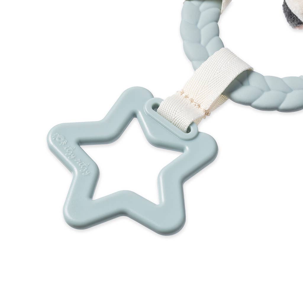 Bitzy Busy Ring Teething Activity Toy - Veggie