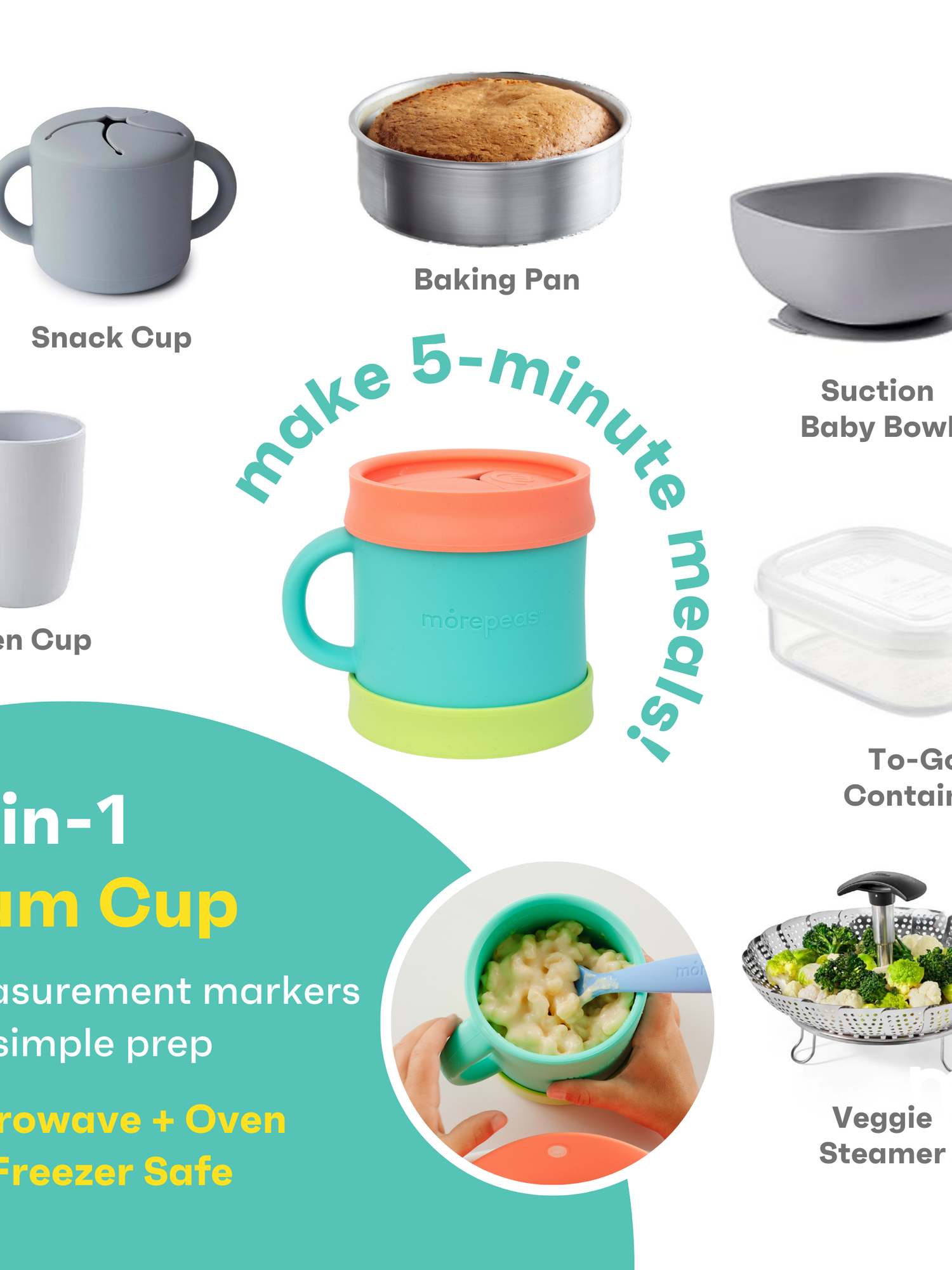 The Everything Cup + Steamer - Mint