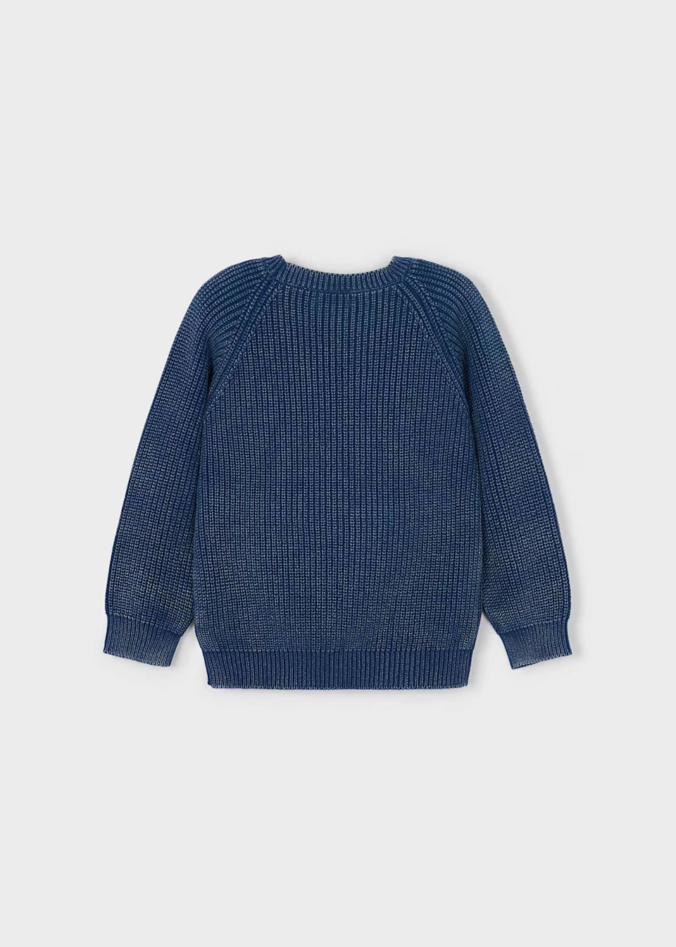 Knit Sweater - Washed Blue