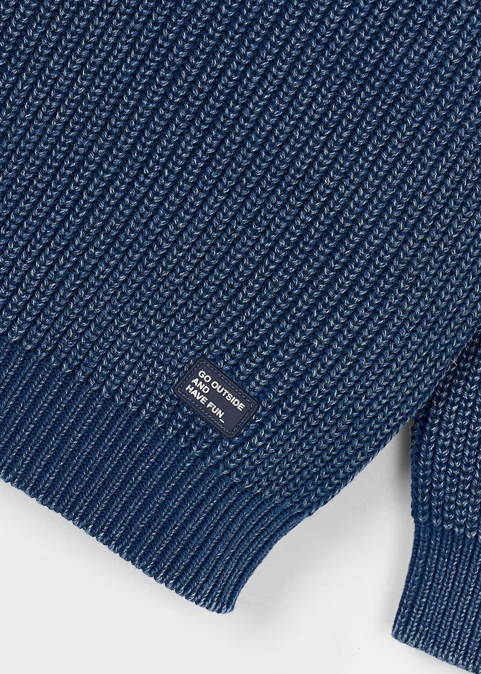 Knit Sweater - Washed Blue