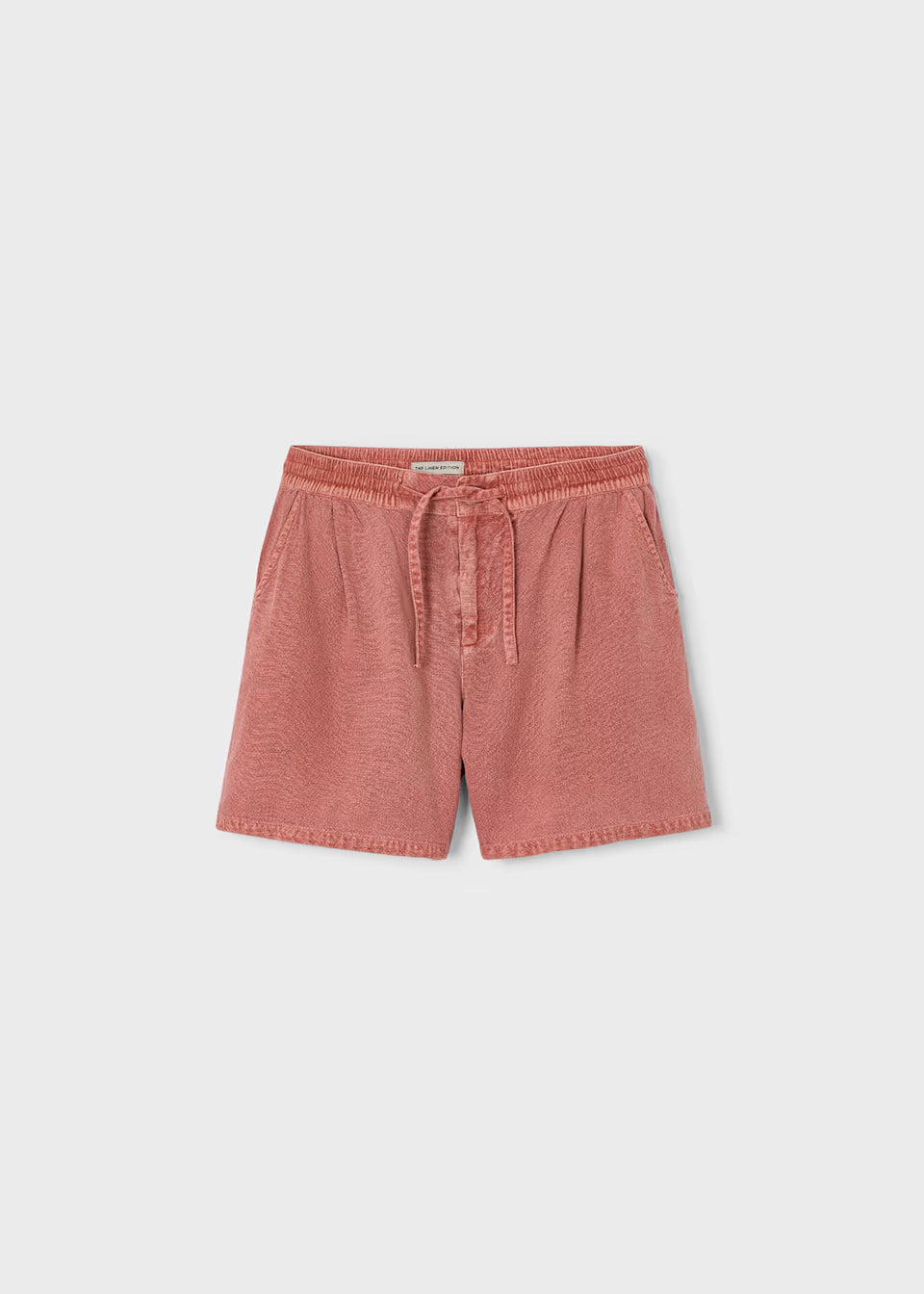 Linen Shorts - Red