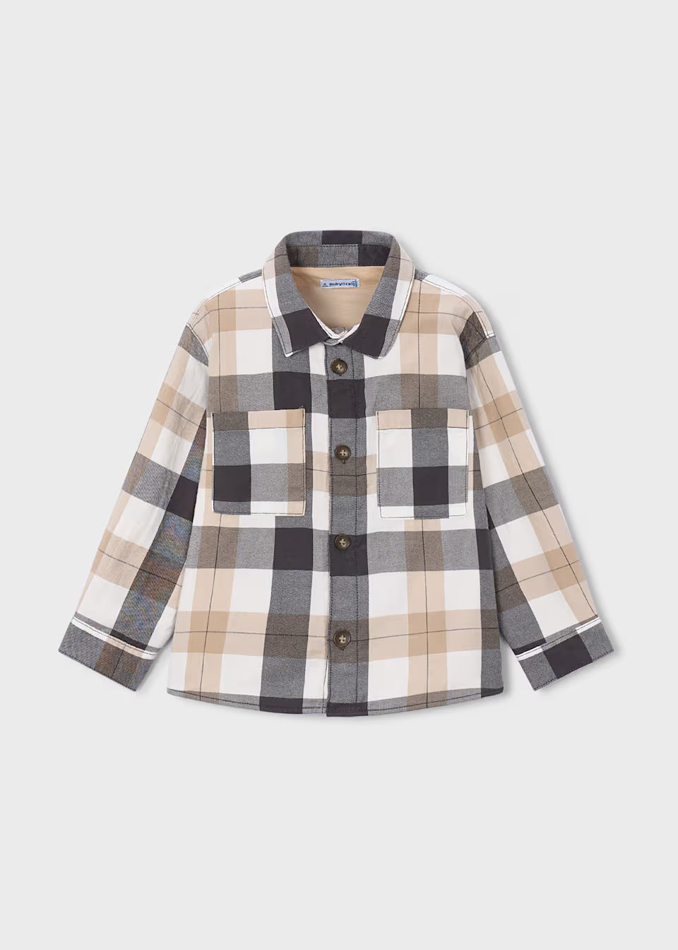 Lined Overshirt - Blackboard Plaid