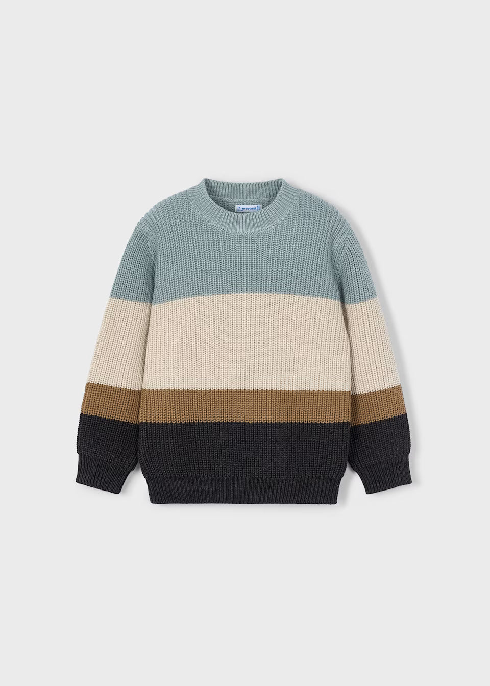 Knit Colorblock Sweater - Glacial