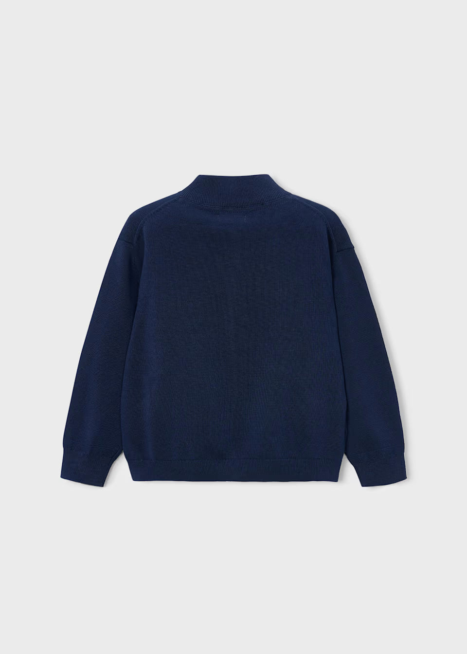 Zip Up Cardigan - Navy