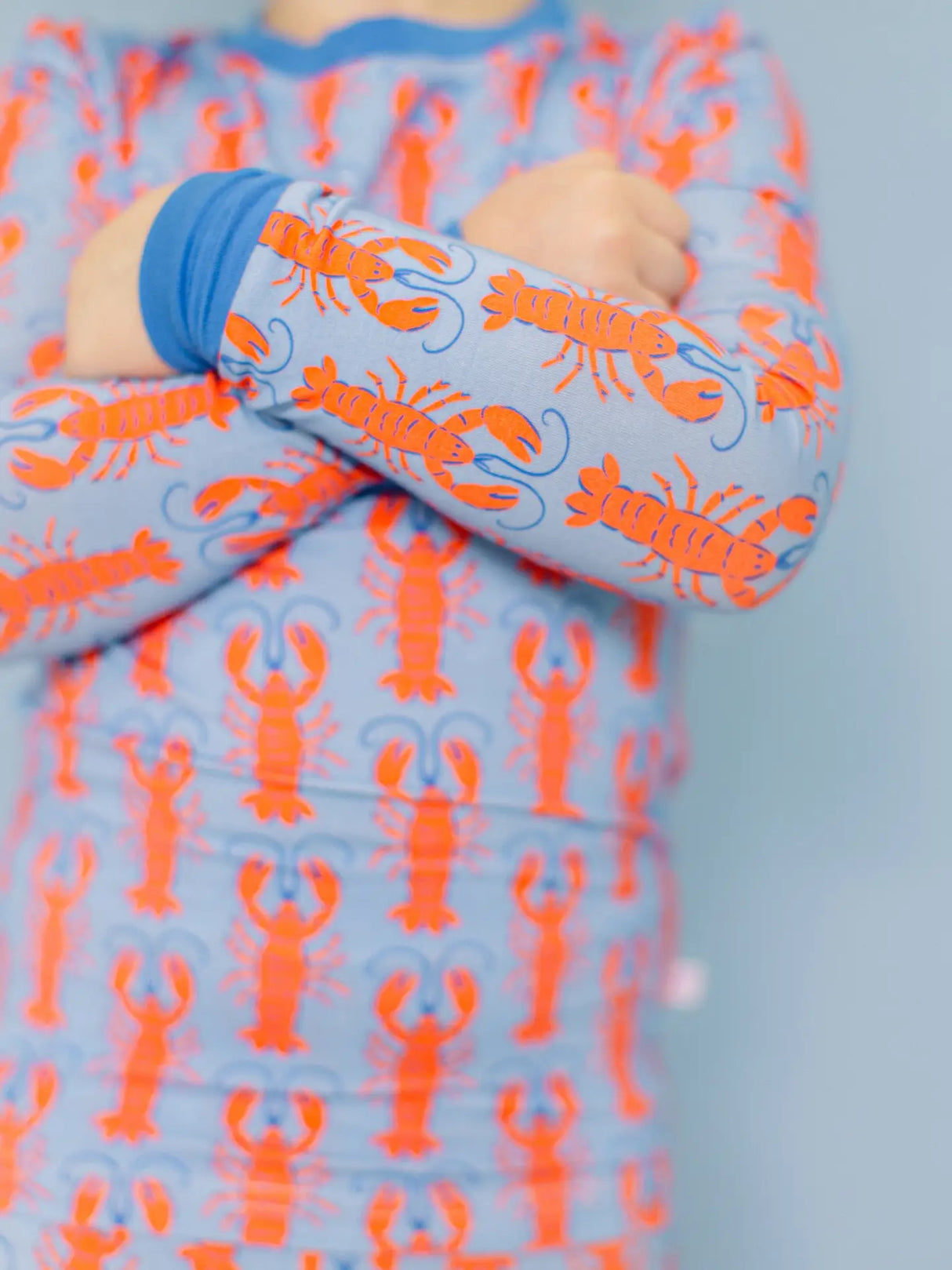 Bamboo Long Sleeve Pajamas - Lobster
