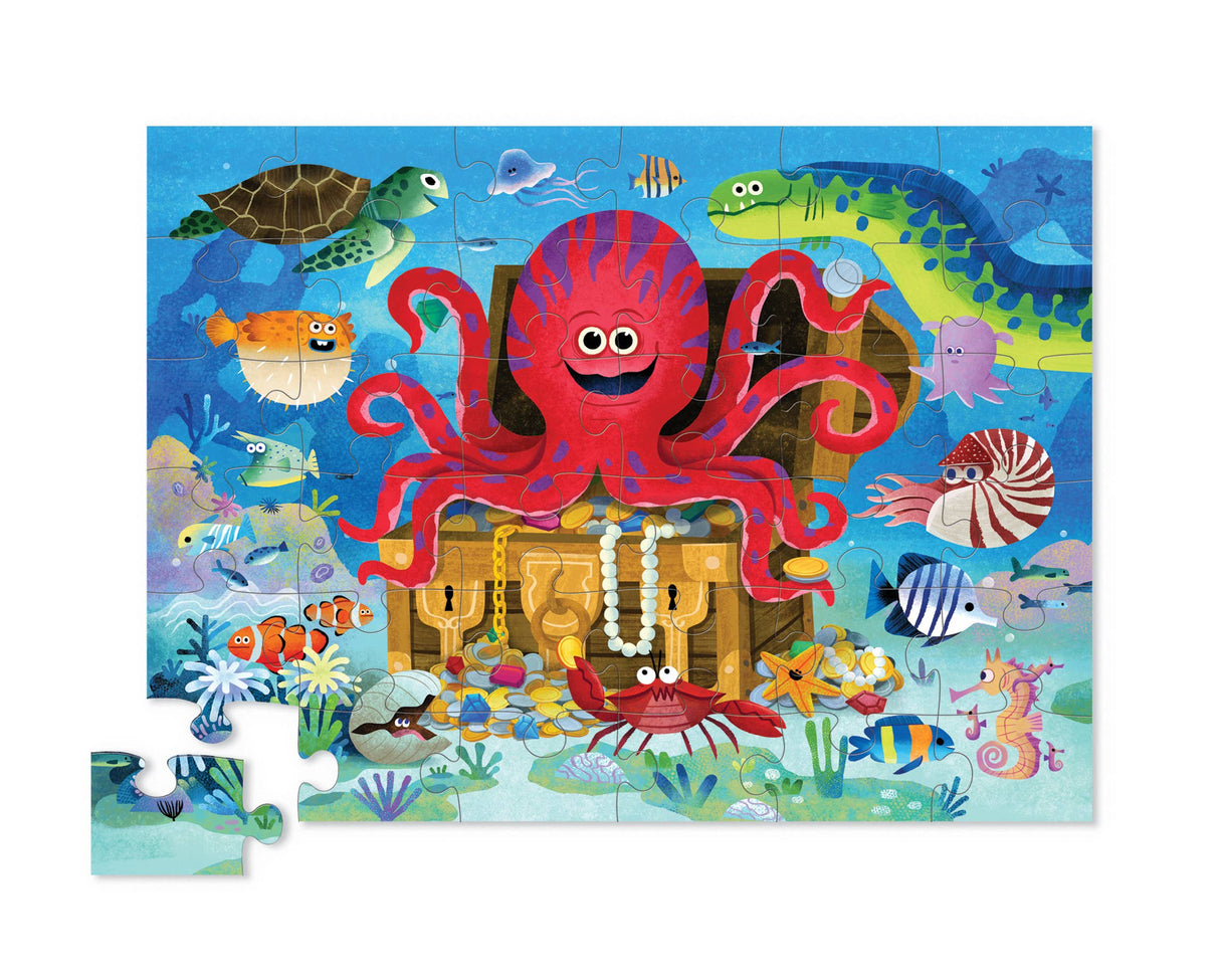 36-Piece Puzzle - Octopus Treasure