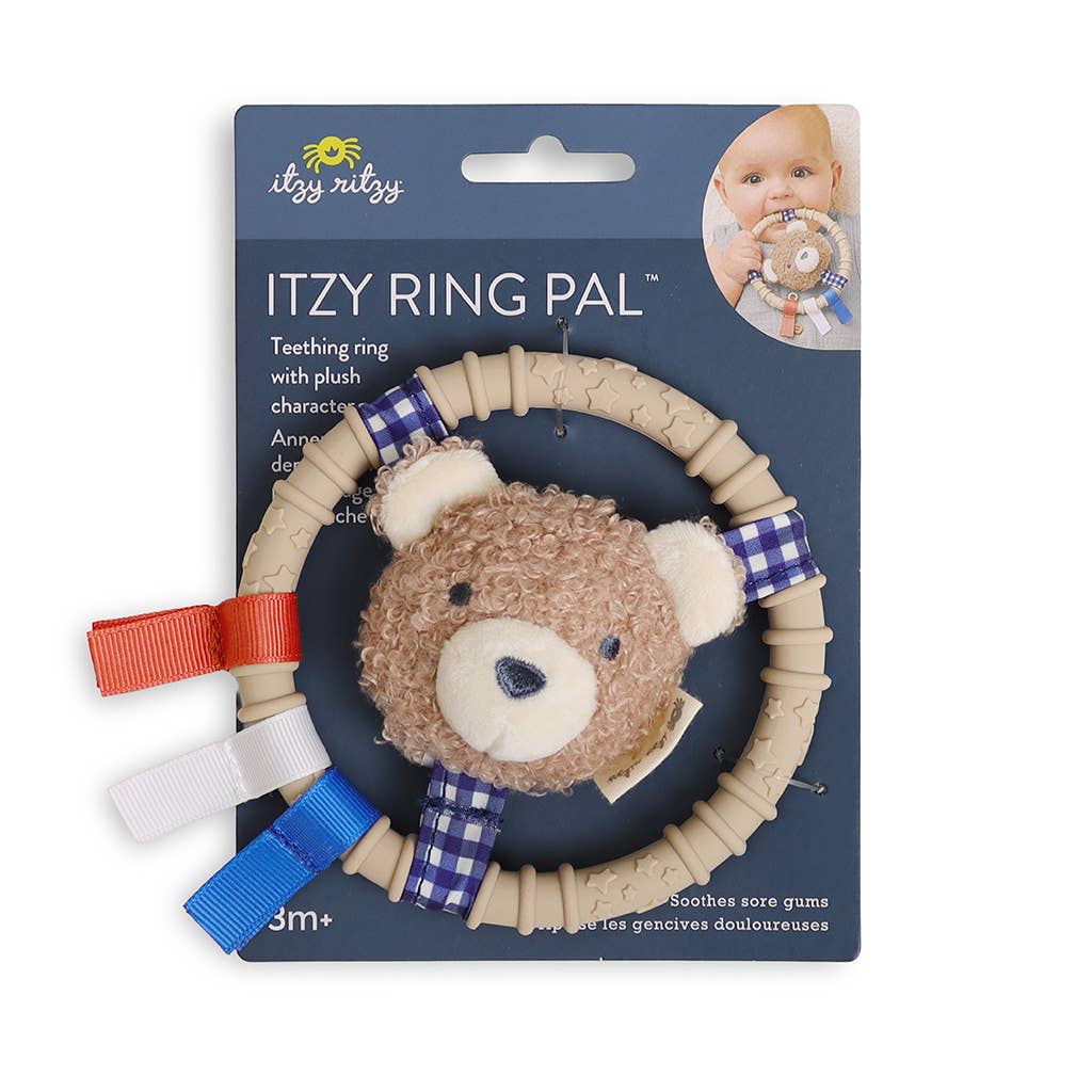 Itzy Ring Pal Teether - Red Tomato