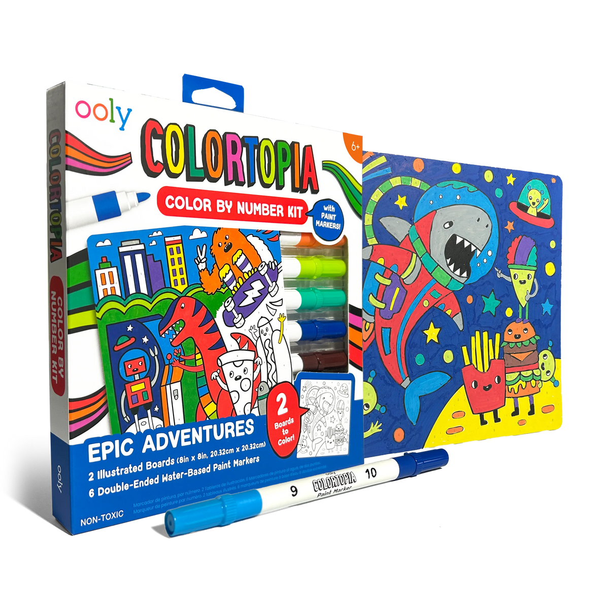 Colortopia Color by Number - Epic Adventure