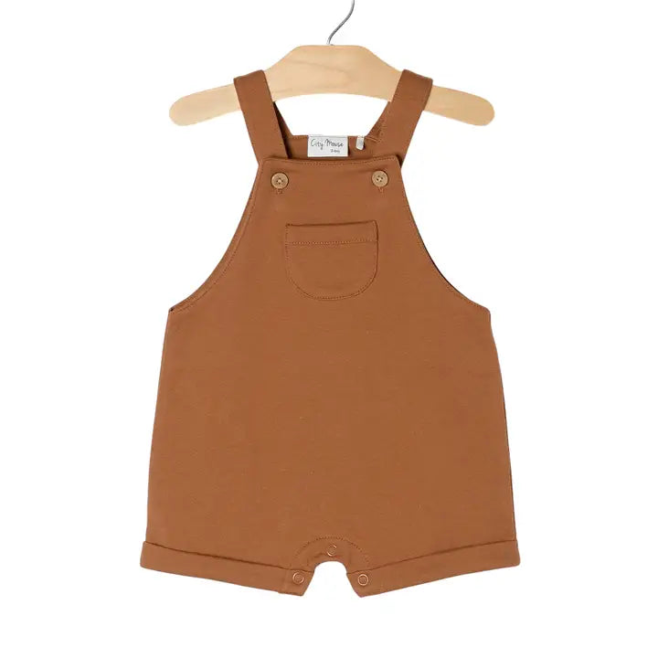 City Mouse Shortie Overall - Toffee