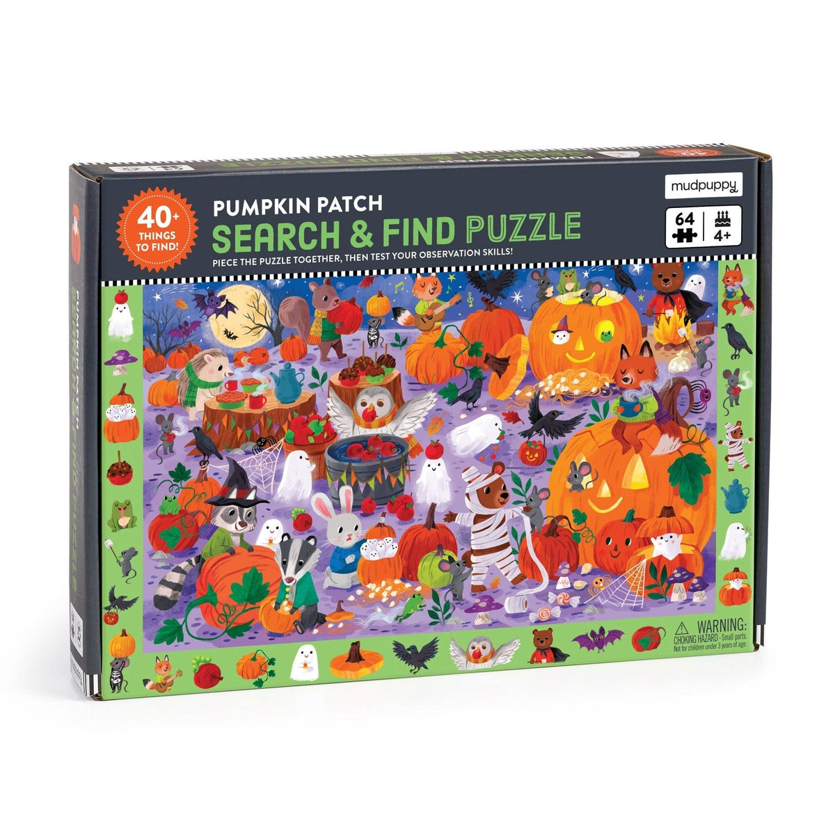64 Piece Search & Find Puzzle - Pumpkin Patch