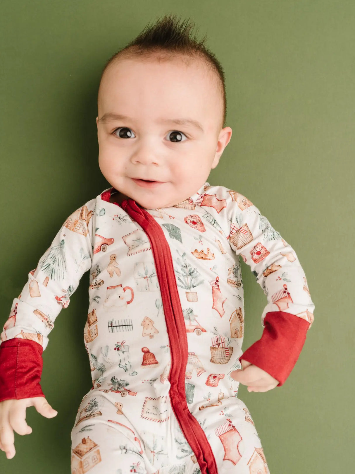 Bamboo Convertible Footie - Merry Moments