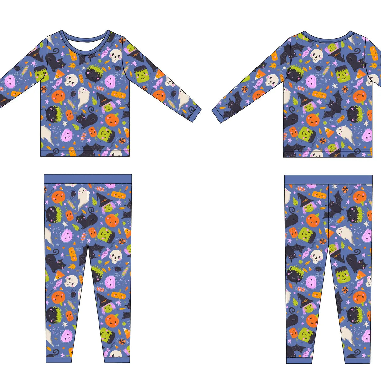 Long Sleeve Pajamas - Candy Cauldron FINAL SALE