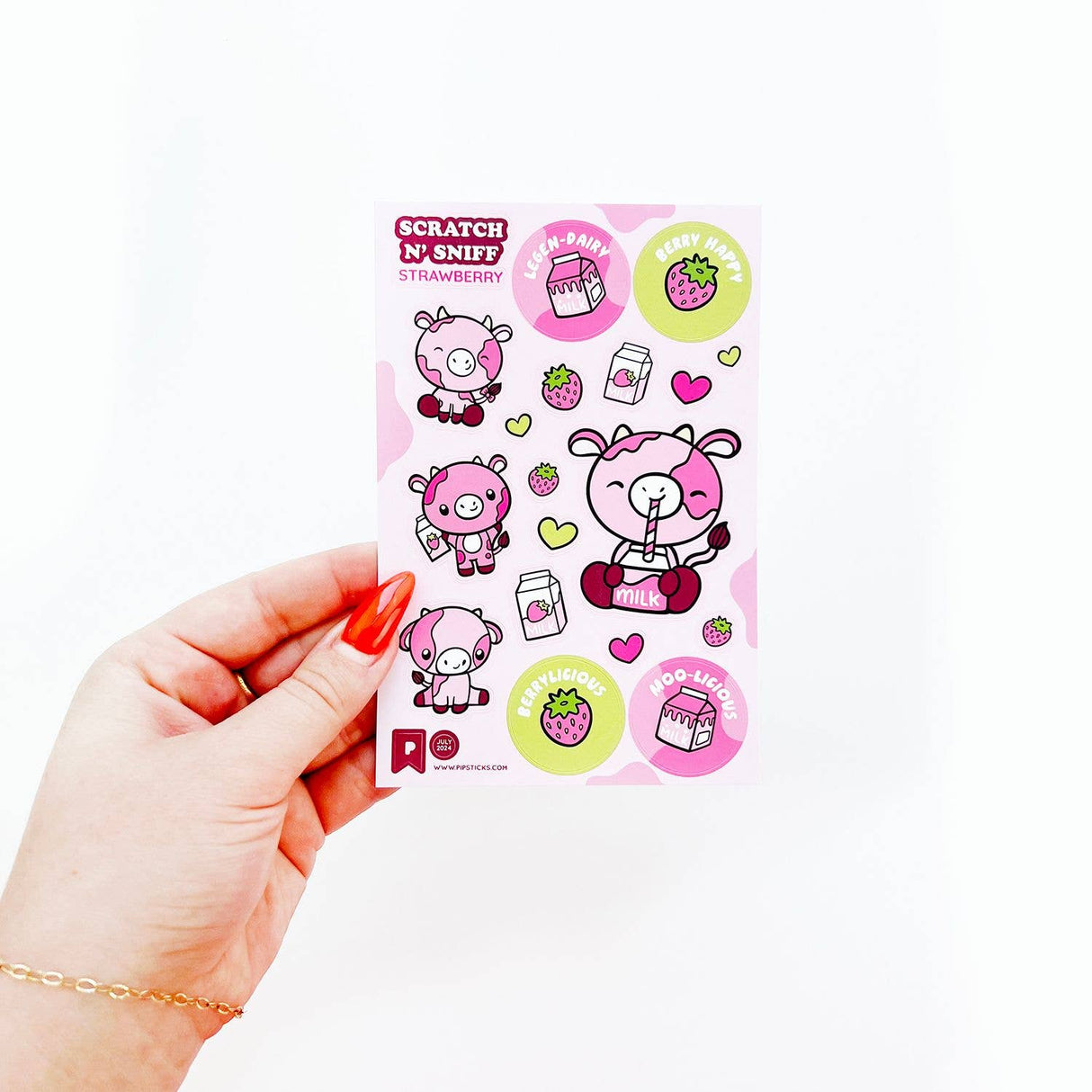 Pipstickers - Legen-dairy Berry Scratch 'n Sniff