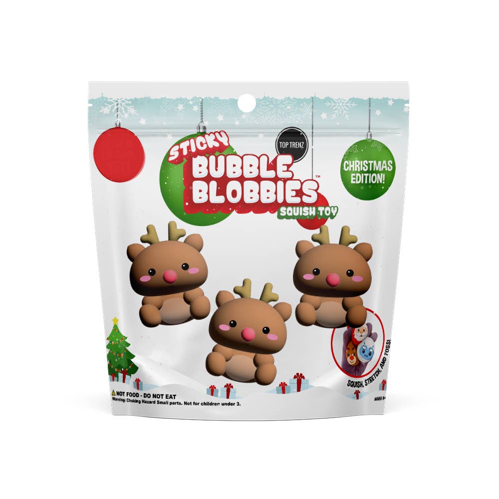 Sticky Bubble Blobbies - Reindeer