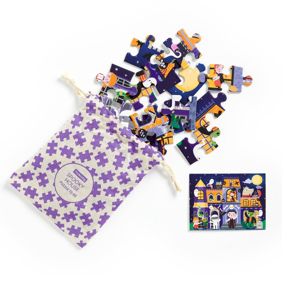 36 Piece Puzzle to Go - Spooky House