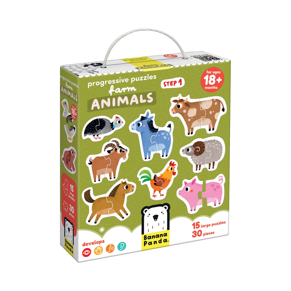Progressive Puzzles - Farm Animals