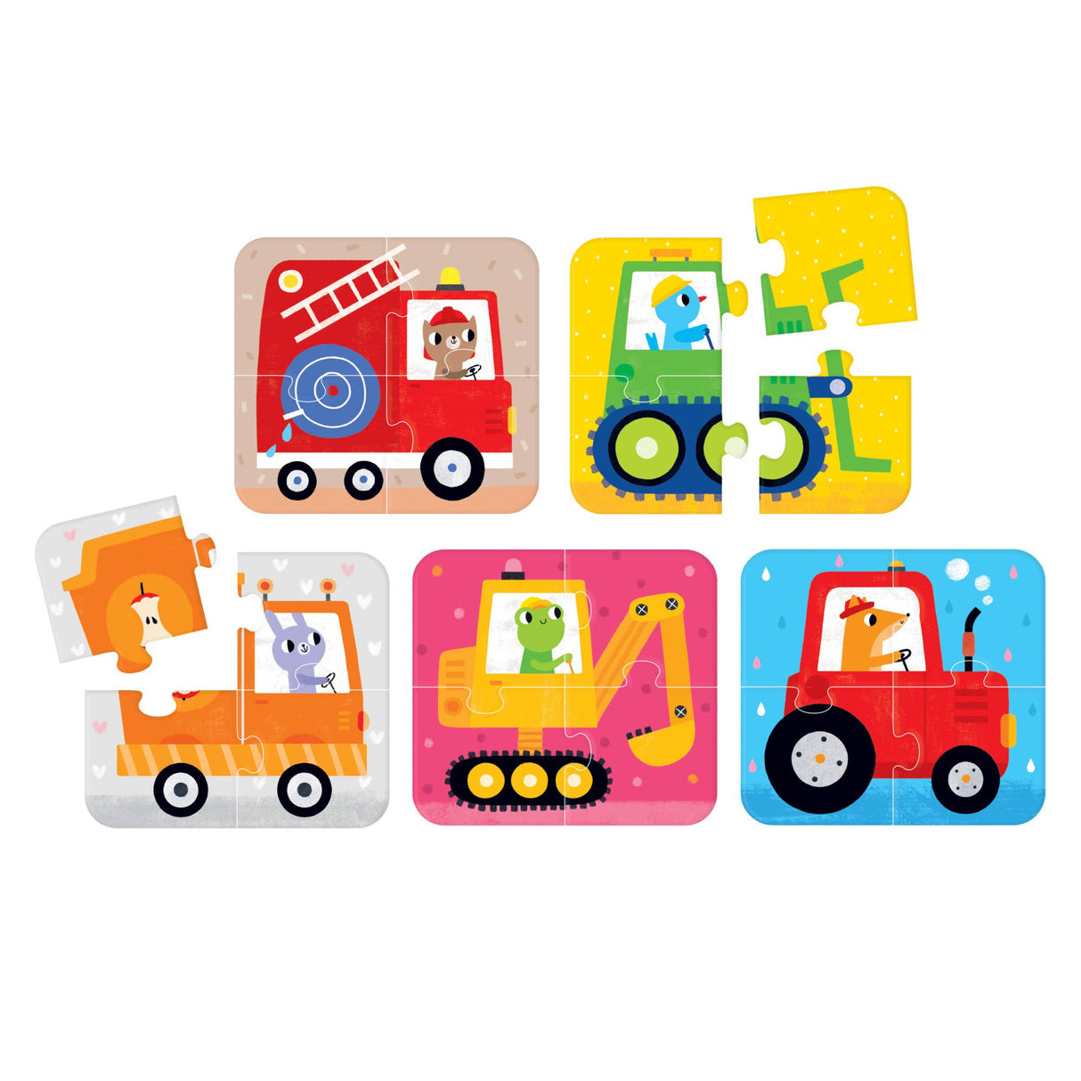 On-the-Go Puzzles - Vehicles