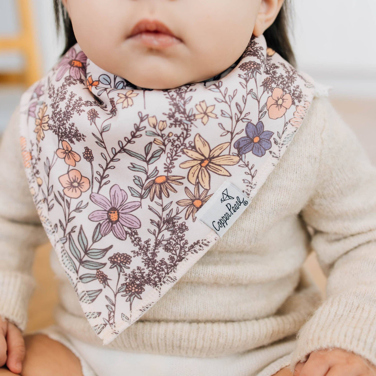 Baby Bandana Bibs - Flora