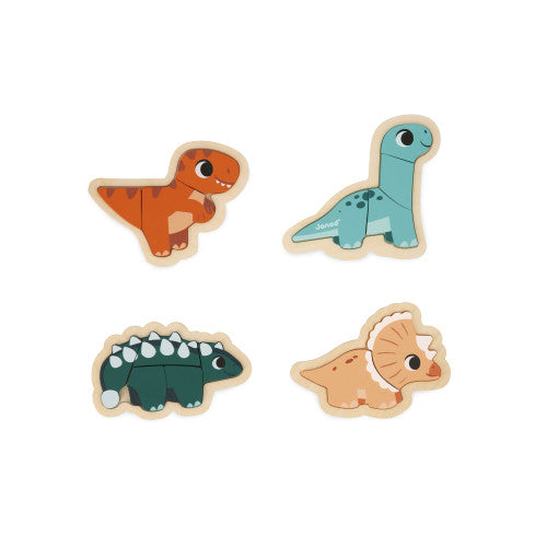 Dinosaur Shaped Progressive Puzzles