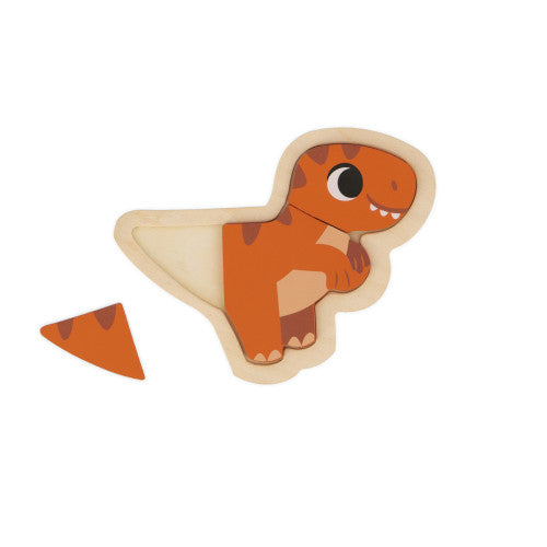 Dinosaur Shaped Progressive Puzzles